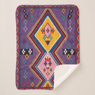 Cobertor Sherpa Andalusian Heritage Geometric Fine Art