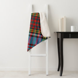 Cobertor Sherpa Anderson Clan Tartan (Diagonal)