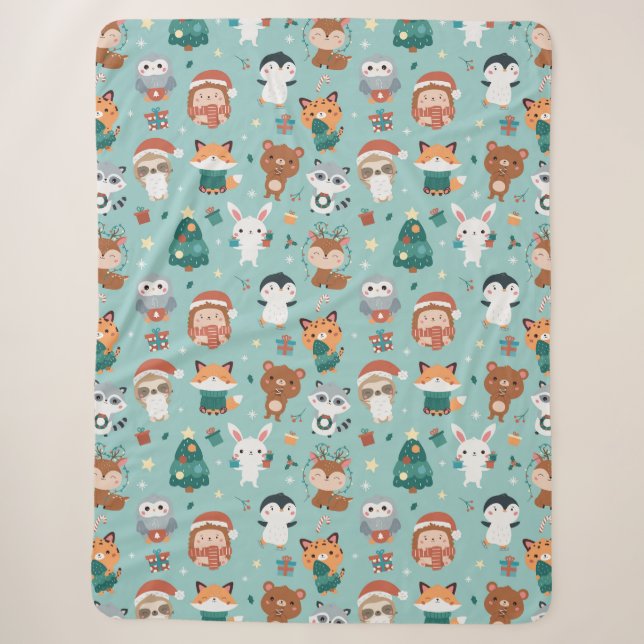 Cobertor Sherpa Animais Adoráveis Sherpa Blanket (Frente)