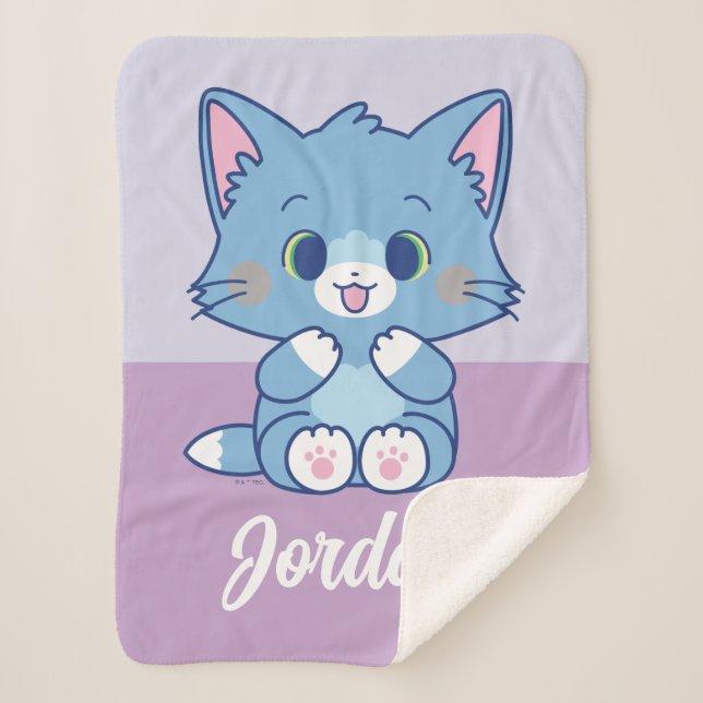 Cobertor Sherpa Anime Tom e Jerry - Tom (Frente)