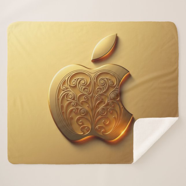 Cobertor Sherpa Aplle (Frente (Horizontal))