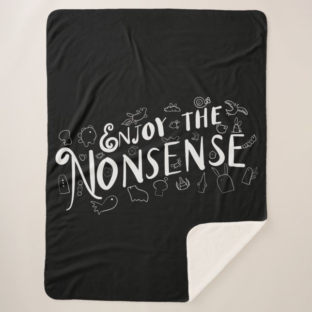 Cobertor Sherpa Aproveite o disparate (Frente)