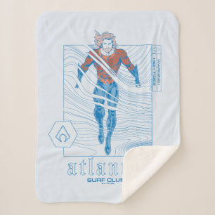 Cobertor Sherpa Aquaman - Atlantis Surf Club