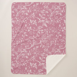 Cobertor Sherpa Arboretum Sherpa Blanket Rosa