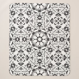 Cobertor Sherpa Art Nouveau: Elementos Vintage Estilizados
