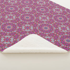 Cobertor Sherpa Arte caleidoscópica do volume nove