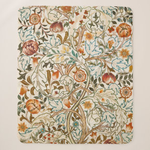 Cobertor Sherpa Arte Floral Vintage de Acanto de William Morris