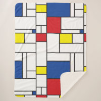 Arte Moderna De Stijl Geométrica Minimalista Mondr