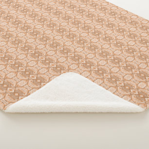 Cobertor Sherpa Arte Pastel Macio Abstrato Laranja Staccato