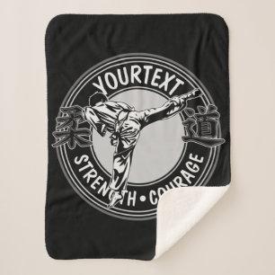 Cobertor Sherpa Artes Marciais Personalizadas JUDO Japão Combate E