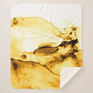 Cobertor Sherpa Árvore de Palmeiras de coco de silhueta ao ar liv