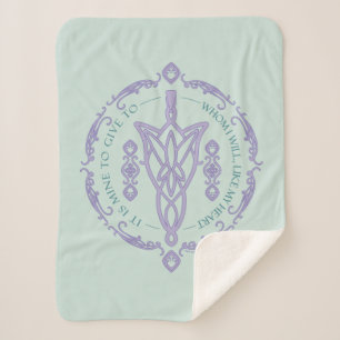 Cobertor Sherpa ARWEN™ Evenstar Gráfico de Citação