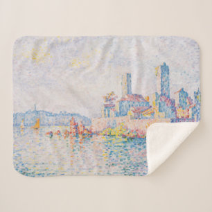 Cobertor Sherpa As torres de Antibes (por Paul Signac)