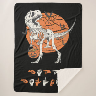 Cobertor Sherpa ASL Happy Halloween III - Festa Bestial