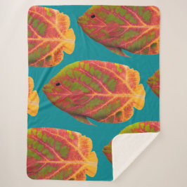 Cobertor Sherpa Aspen Peixe Tropical 1