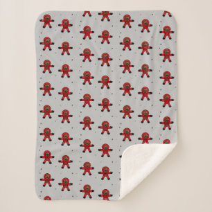 Cobertor Sherpa Astronauta de terno vermelho
