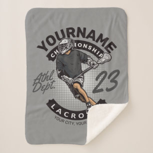 Cobertor Sherpa Ataque Personalizado à Equipe Esportiva do Jogador