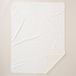 Cobertor Sherpa Autoridade branca simples®