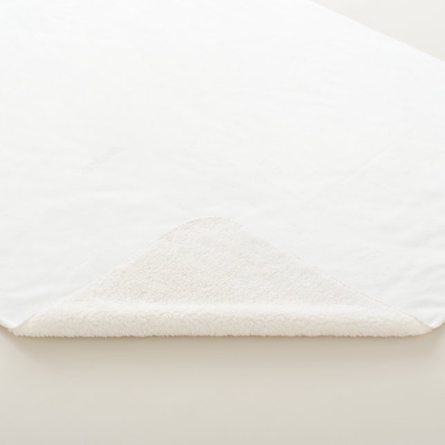 Cobertor Sherpa Autoridade branca simples® (3/4)