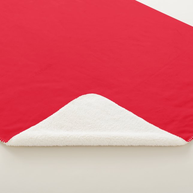 Cobertor Sherpa Autoridade vermelha simples® (3/4)