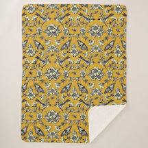 Aves Amarelas e Marinhos de mostarda, Borboletas e