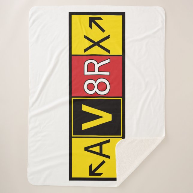 Cobertor Sherpa Aviatrix - AV8RX (Frente)