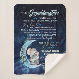 Cobertor Sherpa Avós Carta À Minha neta