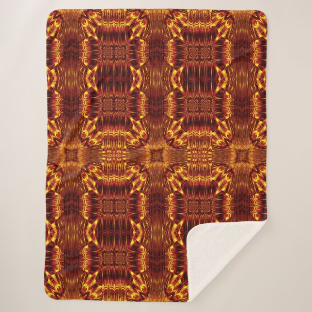 Cobertor Sherpa Aztec Sun Fire 130 (Frente)