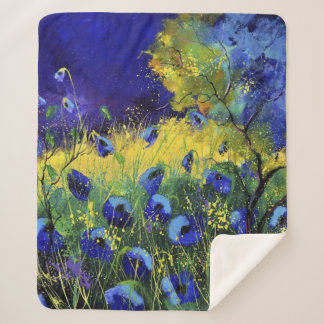 Cobertor Sherpa Azul outono, Arte