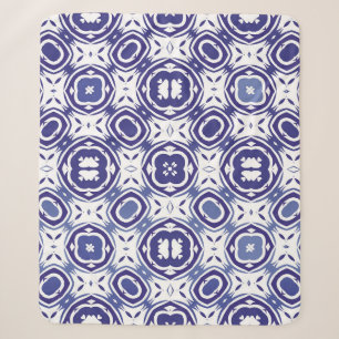 Cobertor Sherpa Azulejos azulejo antigos portugueses. Design mínim