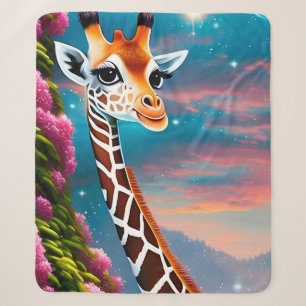 Cobertor Sherpa Baby Giraffe