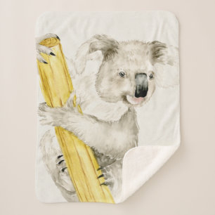 Cobertor Sherpa Baby Koala  Cute e Furry