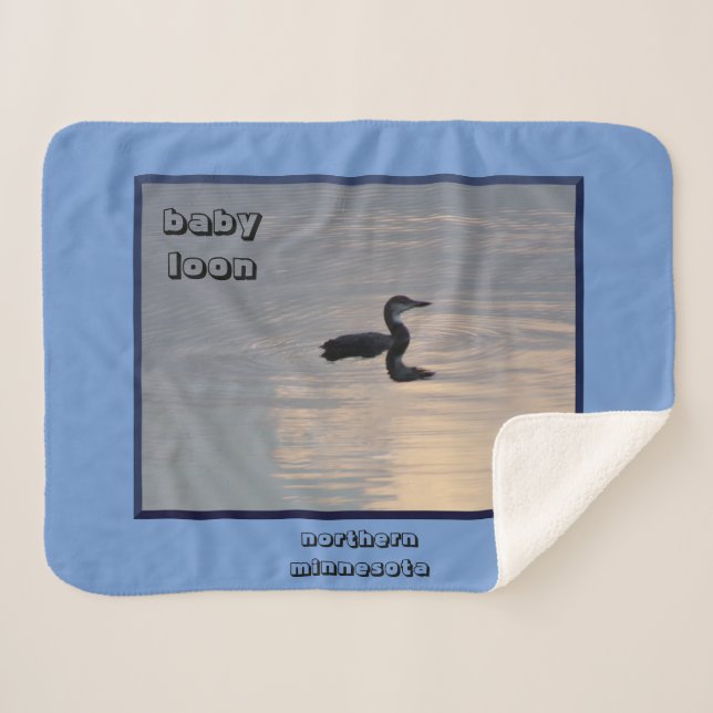 Cobertor Sherpa Baby Loon Sherpa Blanket (Frente (Horizontal))