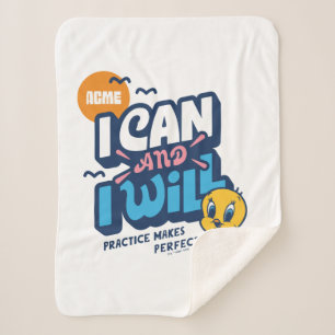 Cobertor Sherpa Baby TWEETY™ - Eu Posso E Eu Vou