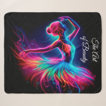 bailarina neon art, dançarina adorável boêmia, col