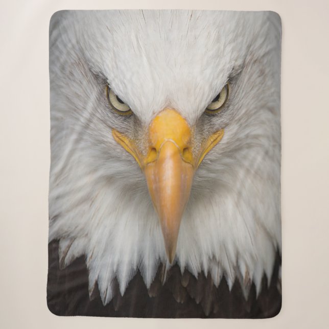 Cobertor Sherpa Bald Eagle (Frente)