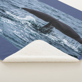 Cobertor Sherpa Baleia de esperma