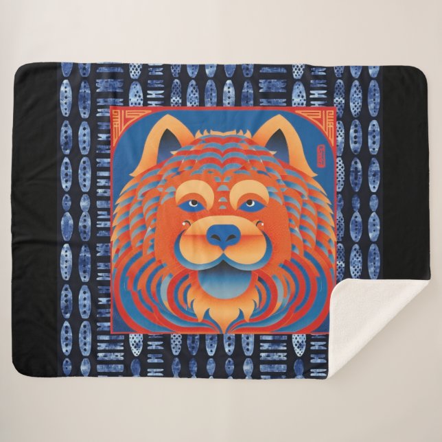 Cobertor Sherpa BALI BLISS Chow (Frente (Horizontal))