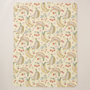 Cobertor Sherpa Bananas por Cerejas