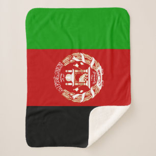 Cobertor Sherpa bandeira afegã Sherpa Blanket