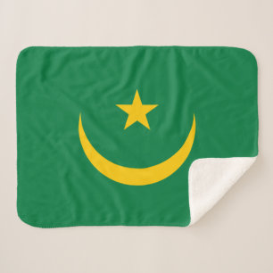 Cobertor Sherpa Bandeira Antiga da Mauritânia