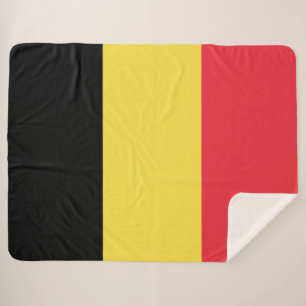 Cobertor Sherpa Bandeira belga