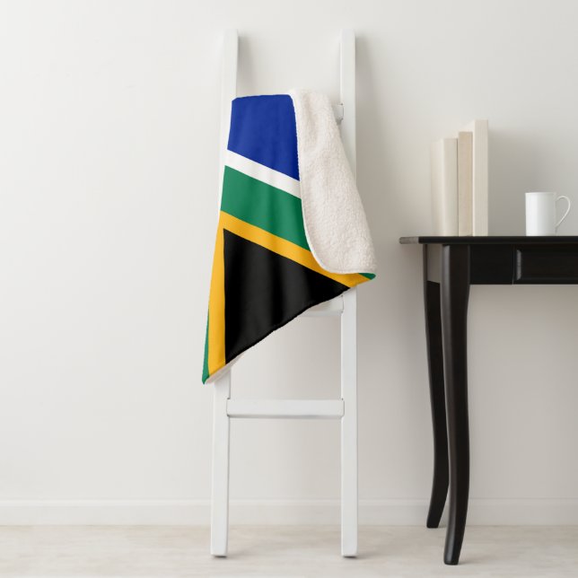 Cobertor Sherpa Bandeira da África do Sul (In Situ)