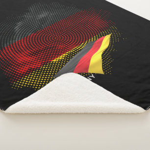 Cobertor Sherpa bandeira da Alemanha