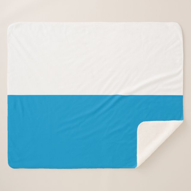 Cobertor Sherpa Bandeira da Baviera (Estado alemão) (Frente (Horizontal))