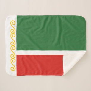 Cobertor Sherpa Bandeira da Chechênia