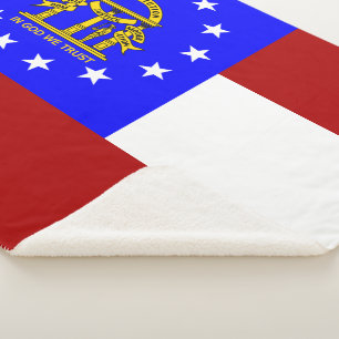 Cobertor Sherpa Bandeira da Geórgia