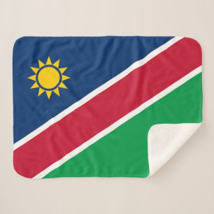 Cobertor Sherpa Bandeira da Namíbia