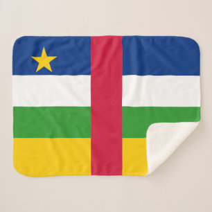 Cobertor Sherpa Bandeira da República Centro-Africana