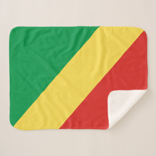 Cobertor Sherpa Bandeira da República do Congo